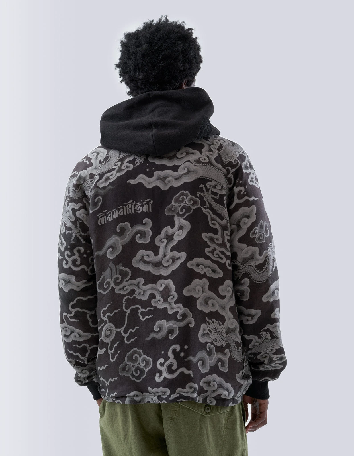 Maharishi 5027 30th Anniversary Reversible Kimono Black 4 Maharishi 5027 30th Anniversary Reversible Kimono Black - Image 4