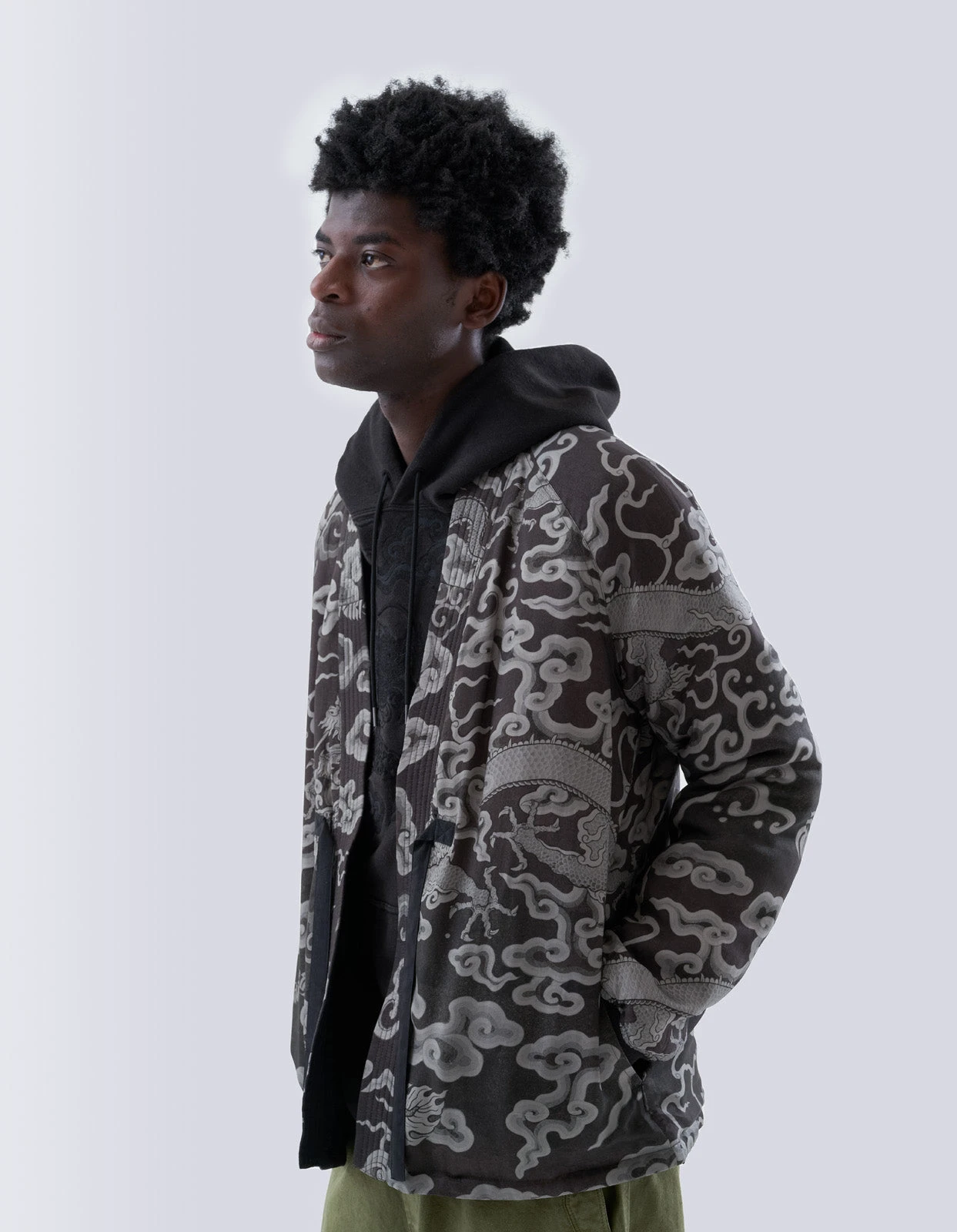 Maharishi 5027 30th Anniversary Reversible Kimono Black 2 Maharishi 5027 30th Anniversary Reversible Kimono Black - Image 2