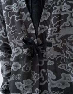 Maharishi 5027 30th Anniversary Reversible Kimono Black 24 Maharishi 5027 30th Anniversary Reversible Kimono Black -Maharishi Shop 071223 0098