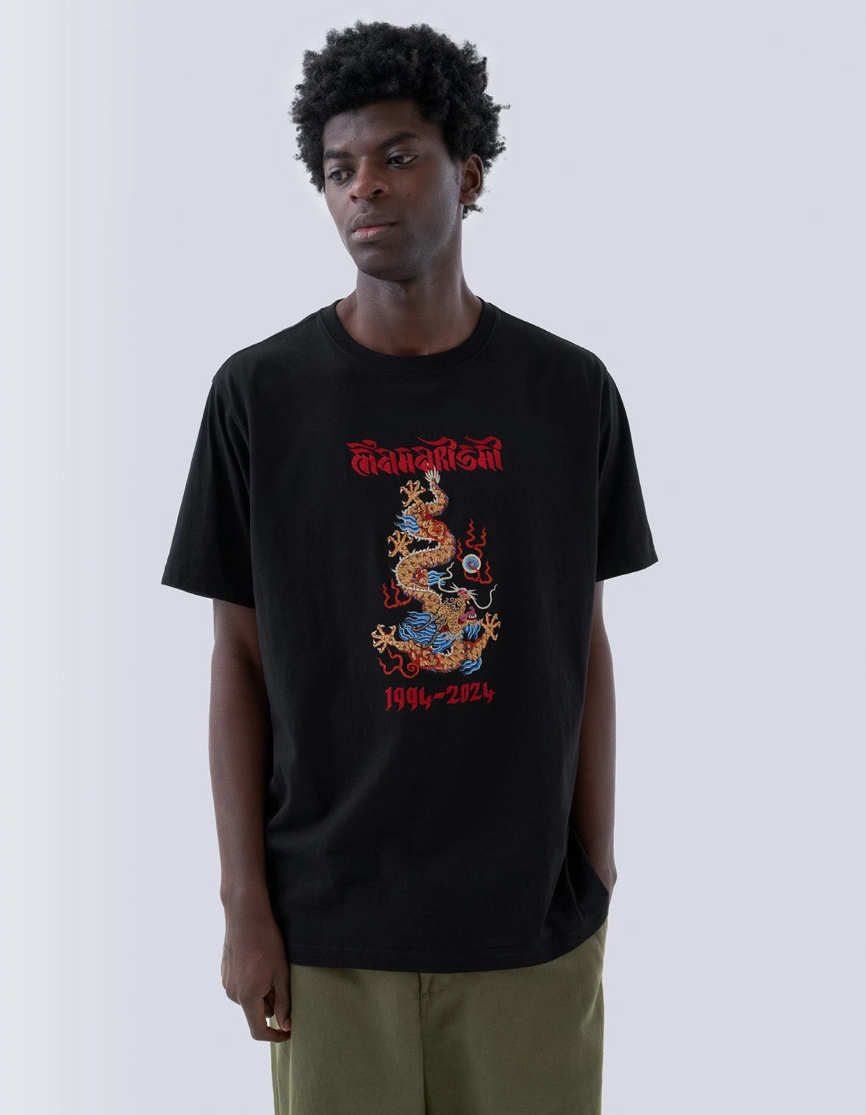 Maharishi 5017 Descending Dragon T-Shirt Black 2 Maharishi 5017 Descending Dragon T-Shirt Black - Image 2