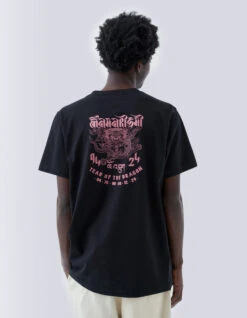 Maharishi 1258 Abundance Dragon Tour T-Shirt Black -Maharishi Shop 071223 0196