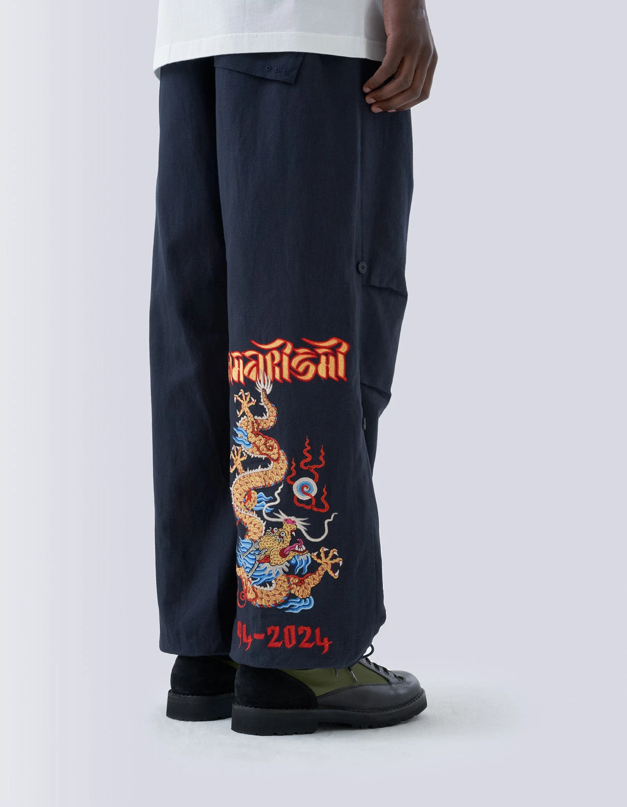 Maharishi 5021 Descending Dragon Loose Snopants® Navy 2 Maharishi 5021 Descending Dragon Loose Snopants® Navy - Image 2