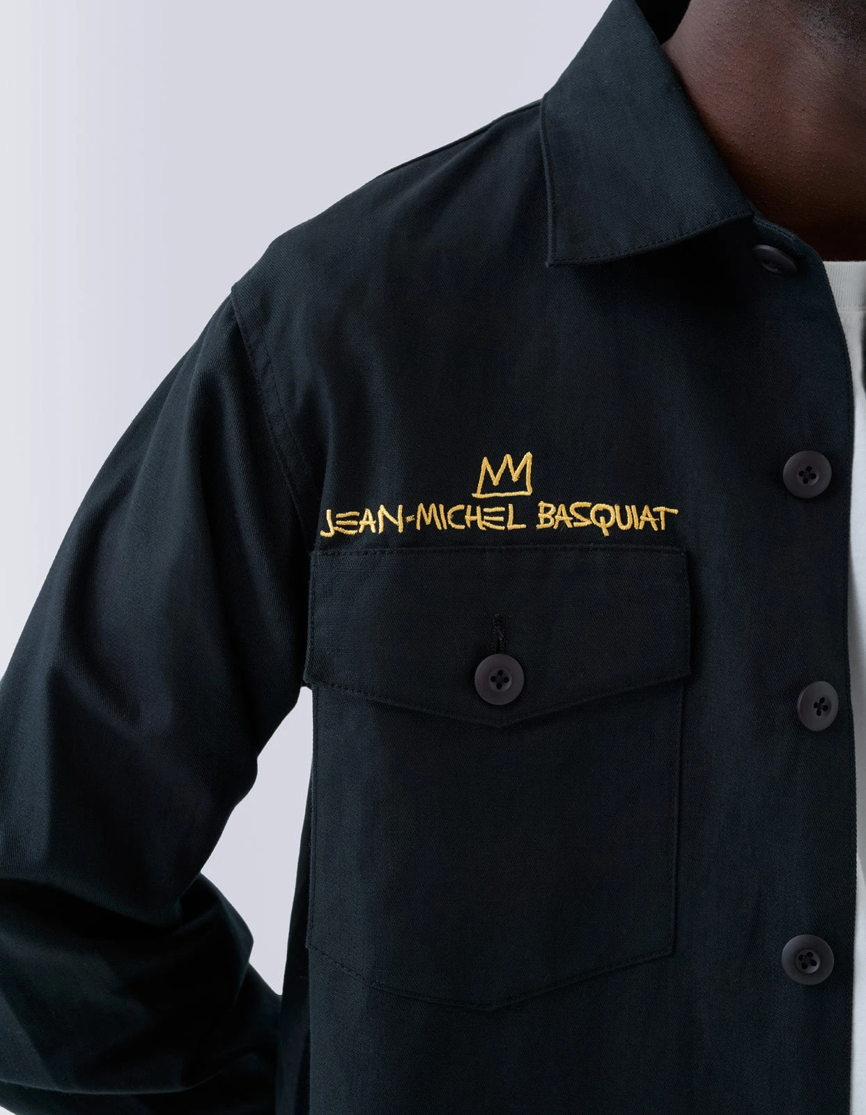 5124 Pez Dispenser Mil Shirt · Maharishi X Jean-Michel Basquiat Black 4 5124 Pez Dispenser Mil Shirt · Maharishi X Jean-Michel Basquiat Black - Image 4