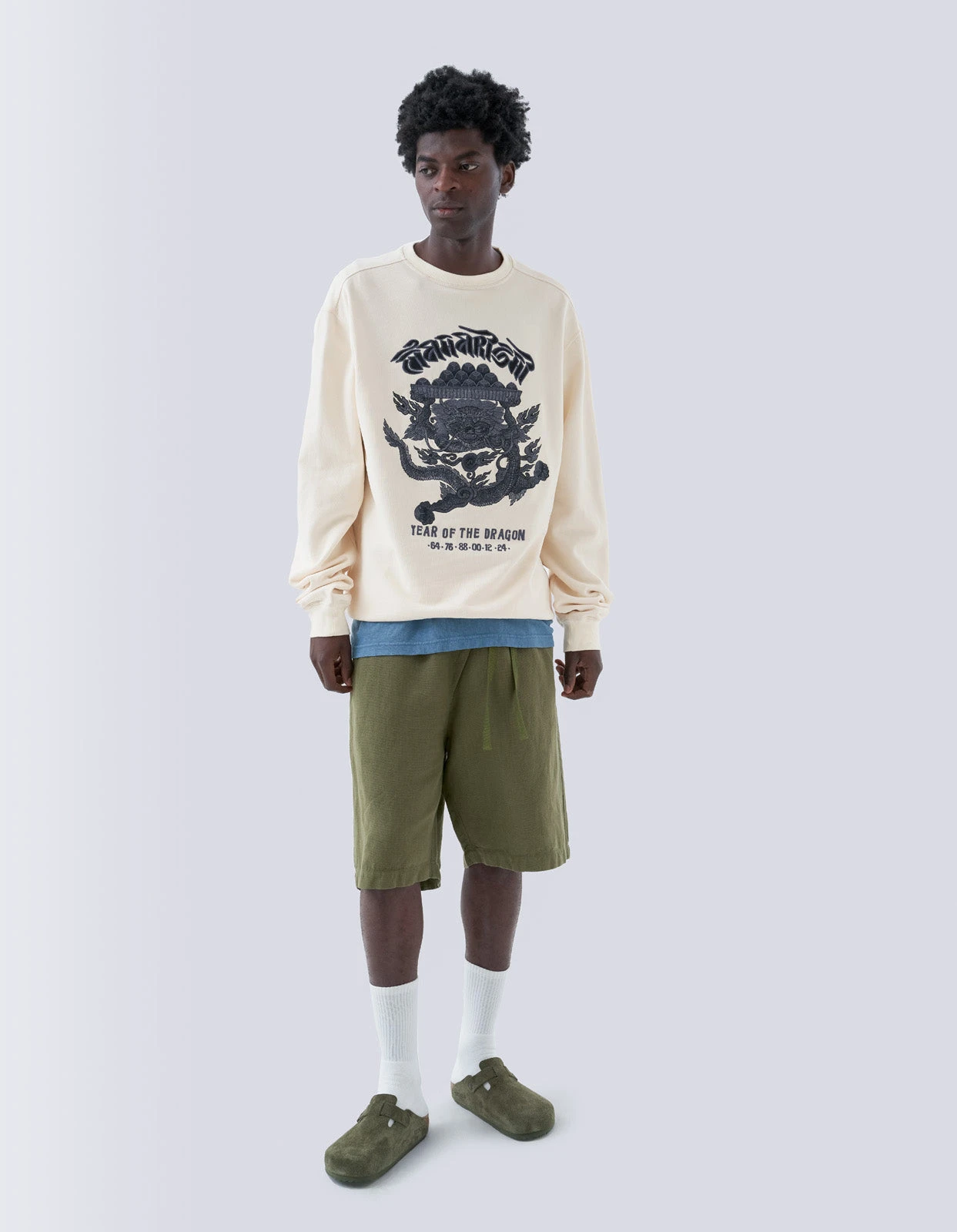 Maharishi 5015 Abundance Dragon Crew Sweat Ecru 5 Maharishi 5015 Abundance Dragon Crew Sweat Ecru - Image 5