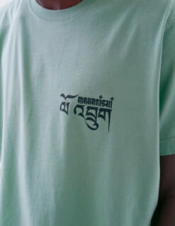 Maharishi 1258 Abundance Dragon Tour T-Shirt Bamboo Green -Maharishi Shop 071223 0405 2