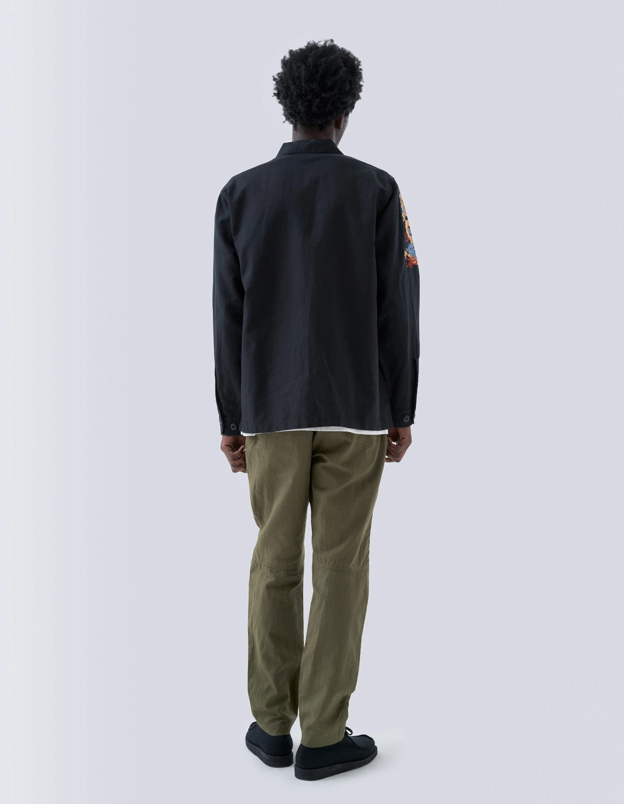 Maharishi 5022 Lunar Dragon Utility Shirt Black 4 Maharishi 5022 Lunar Dragon Utility Shirt Black - Image 4