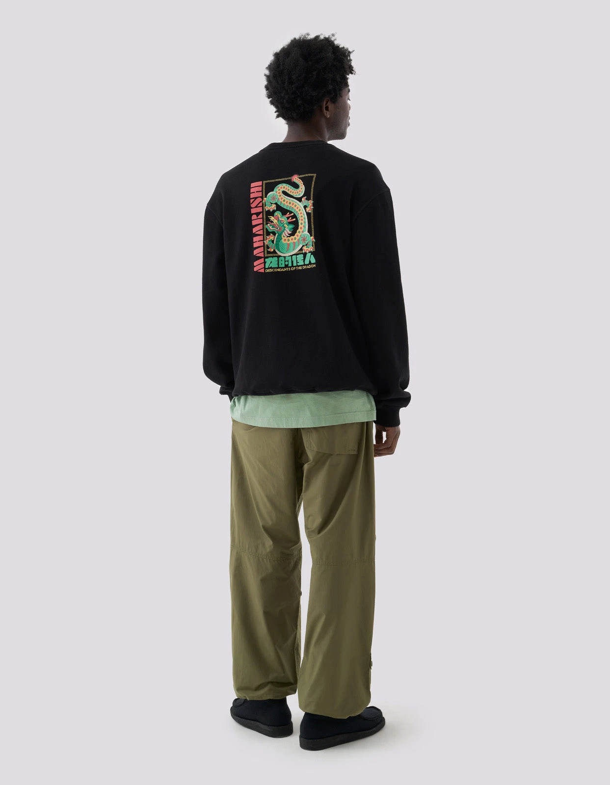 Maharishi 1252 Year Of The Dragon Crew Sweat · Guest Artist: Allister Lee Black 2 Maharishi 1252 Year Of The Dragon Crew Sweat · Guest Artist: Allister Lee Black - Image 2