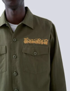 Maharishi 5022 Lunar Dragon Utility Shirt Olive OG-107F 12 Maharishi 5022 Lunar Dragon Utility Shirt Olive OG-107F -Maharishi Shop 071223 0489