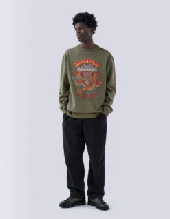 Maharishi 5006 Hemp Asym Loose Track Pants Black -Maharishi Shop 071223 0526