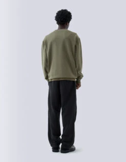 Maharishi 5006 Hemp Asym Loose Track Pants Black -Maharishi Shop 071223 0537