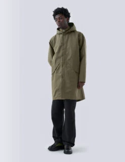 Maharishi 5025 Ventile® Hemp Articulated Parka Olive -Maharishi Shop 071223 0553