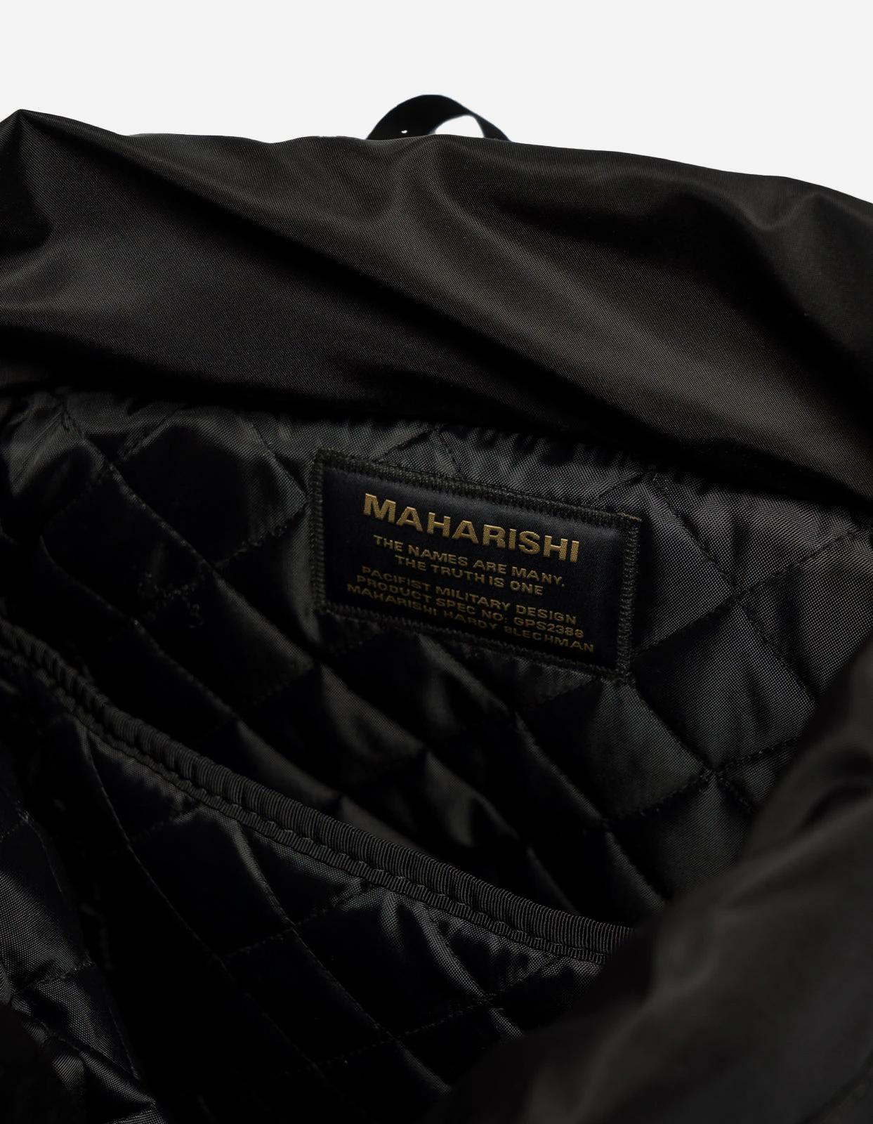 Maharishi 1114 Maha M.A.L.I.C.E. Backpack Black 12 Maharishi 1114 Maha M.A.L.I.C.E. Backpack Black - Image 12