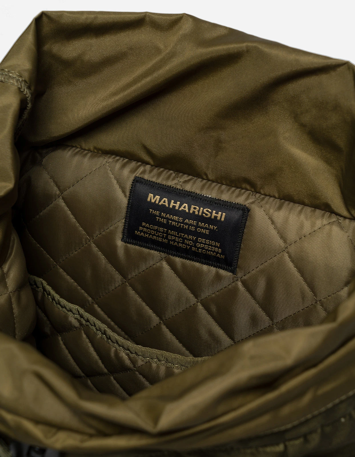 Maharishi 1114 Maha M.A.L.I.C.E. Backpack Olive 16 Maharishi 1114 Maha M.A.L.I.C.E. Backpack Olive - Image 16