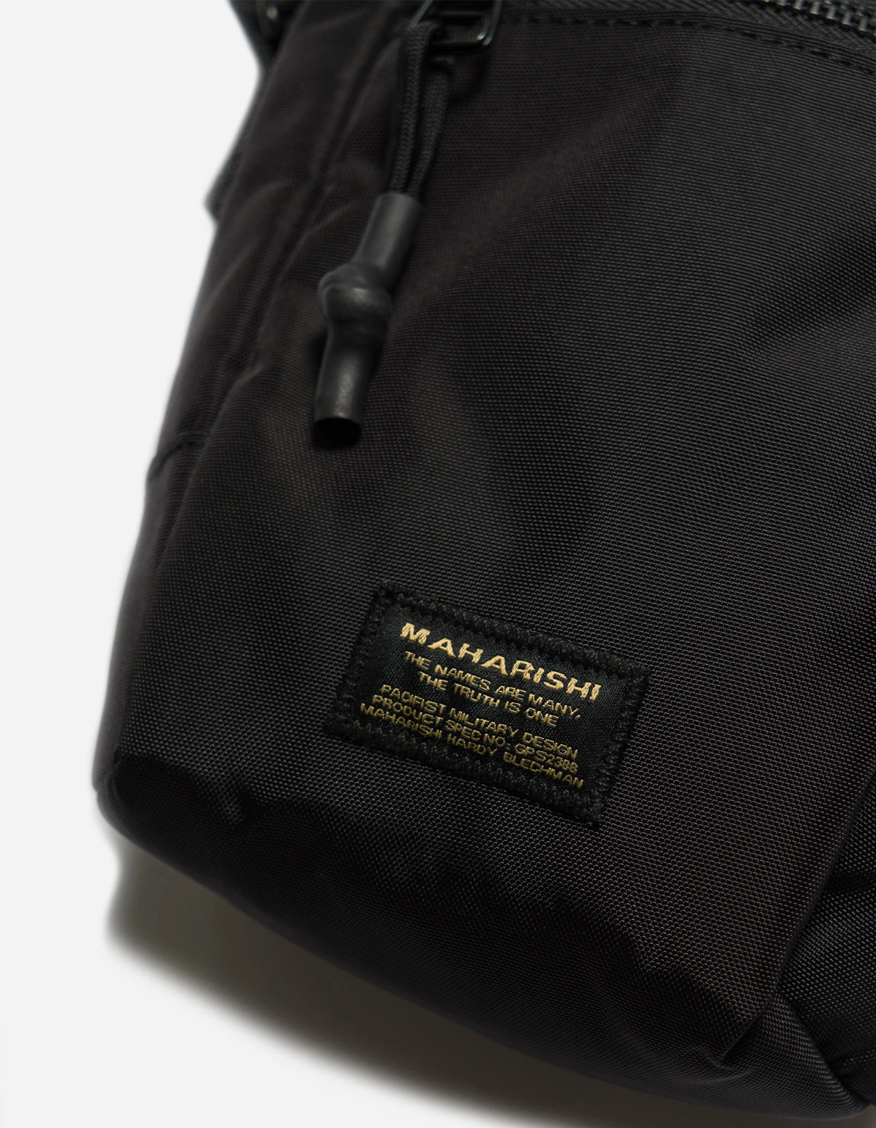 Maharishi 1116 Maha M.A.L.I.C.E. Pouch Bag Black 3 Maharishi 1116 Maha M.A.L.I.C.E. Pouch Bag Black - Image 3
