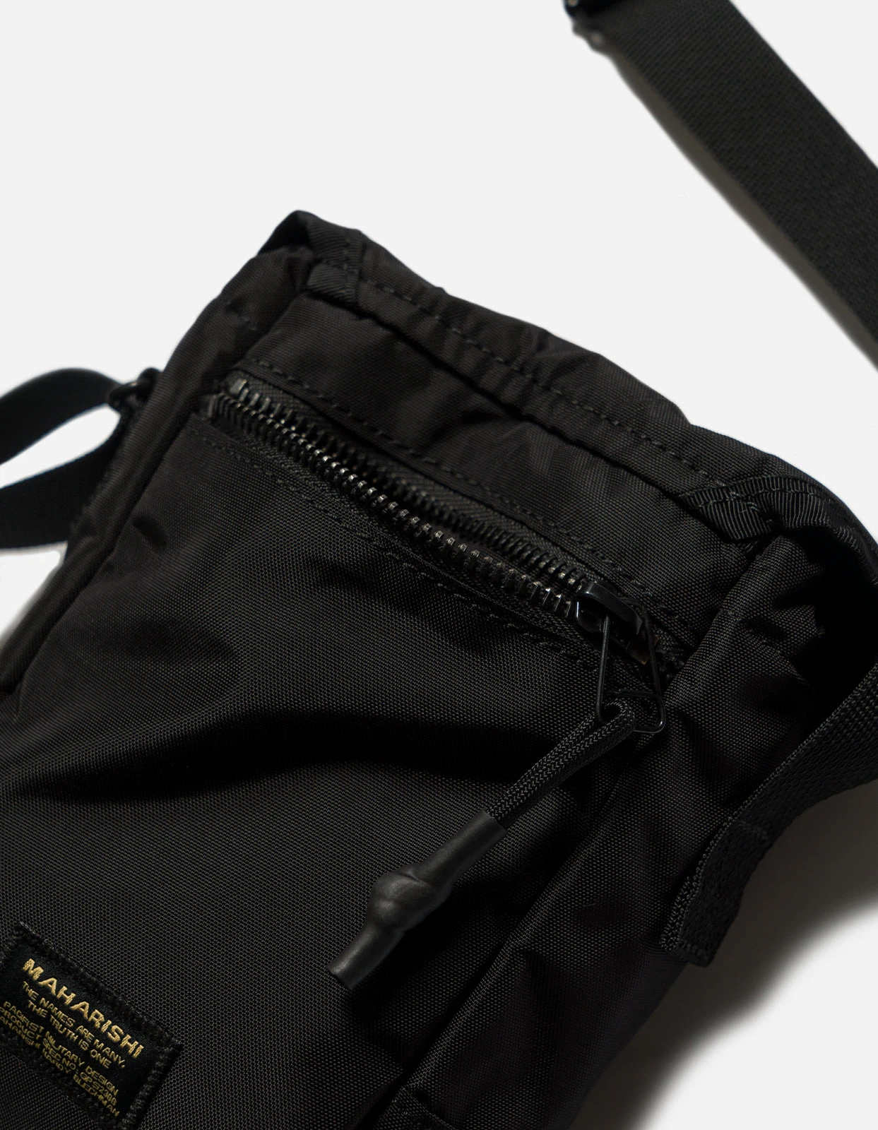 Maharishi 1116 Maha M.A.L.I.C.E. Pouch Bag Black 4 Maharishi 1116 Maha M.A.L.I.C.E. Pouch Bag Black - Image 4