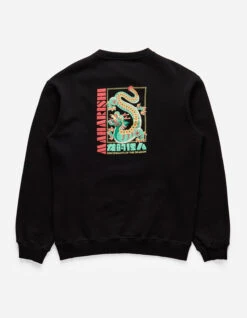 Maharishi 1252 Year Of The Dragon Crew Sweat 路 Guest Artist: Allister Lee Black