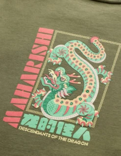 Maharishi 1252 Year Of The Dragon Crew Sweat · Guest Artist: Allister Lee Olive 6 Maharishi 1252 Year Of The Dragon Crew Sweat · Guest Artist: Allister Lee Olive -Maharishi Shop 1252 olive 30