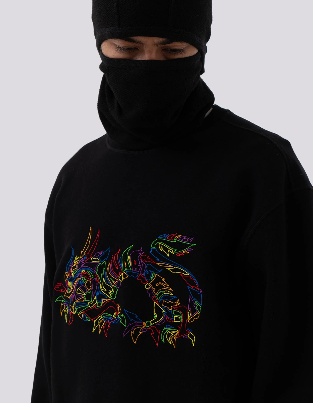 Maharishi 1253 Distorted Dragon Crew Sweat · Guest Artist: Kay One Black 2 Maharishi 1253 Distorted Dragon Crew Sweat · Guest Artist: Kay One Black - Image 2