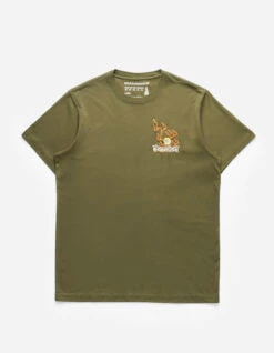 Maharishi 1254 Flaming Pearl T-Shirt Olive