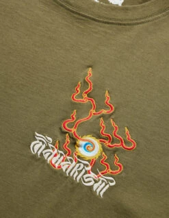 Maharishi 1254 Flaming Pearl T-Shirt Olive -Maharishi Shop 1254 olive 30