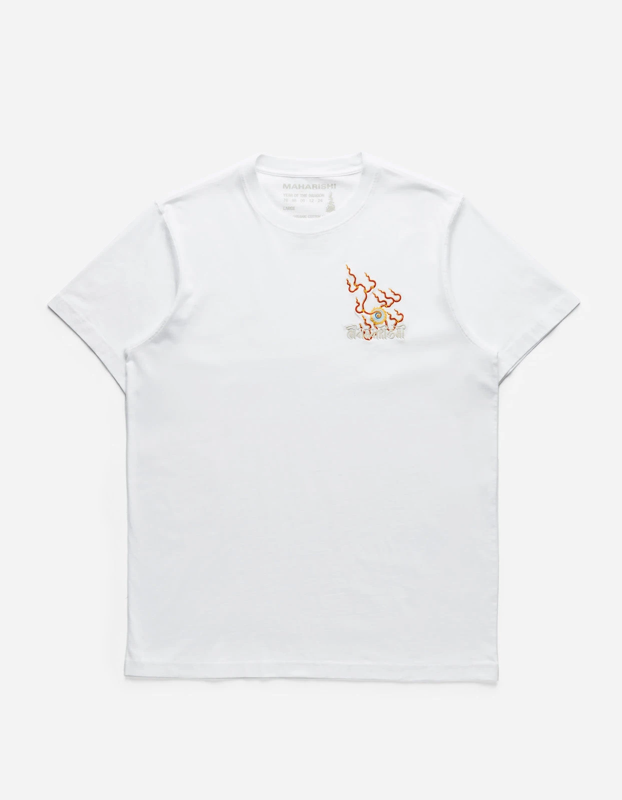 Maharishi 1254 Flaming Pearl T-Shirt White 1 Maharishi 1254 Flaming Pearl T-Shirt White