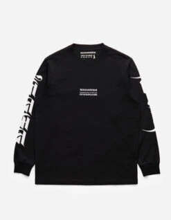 Maharishi 1255 Tibetan Sanskrit LS T-Shirt Black