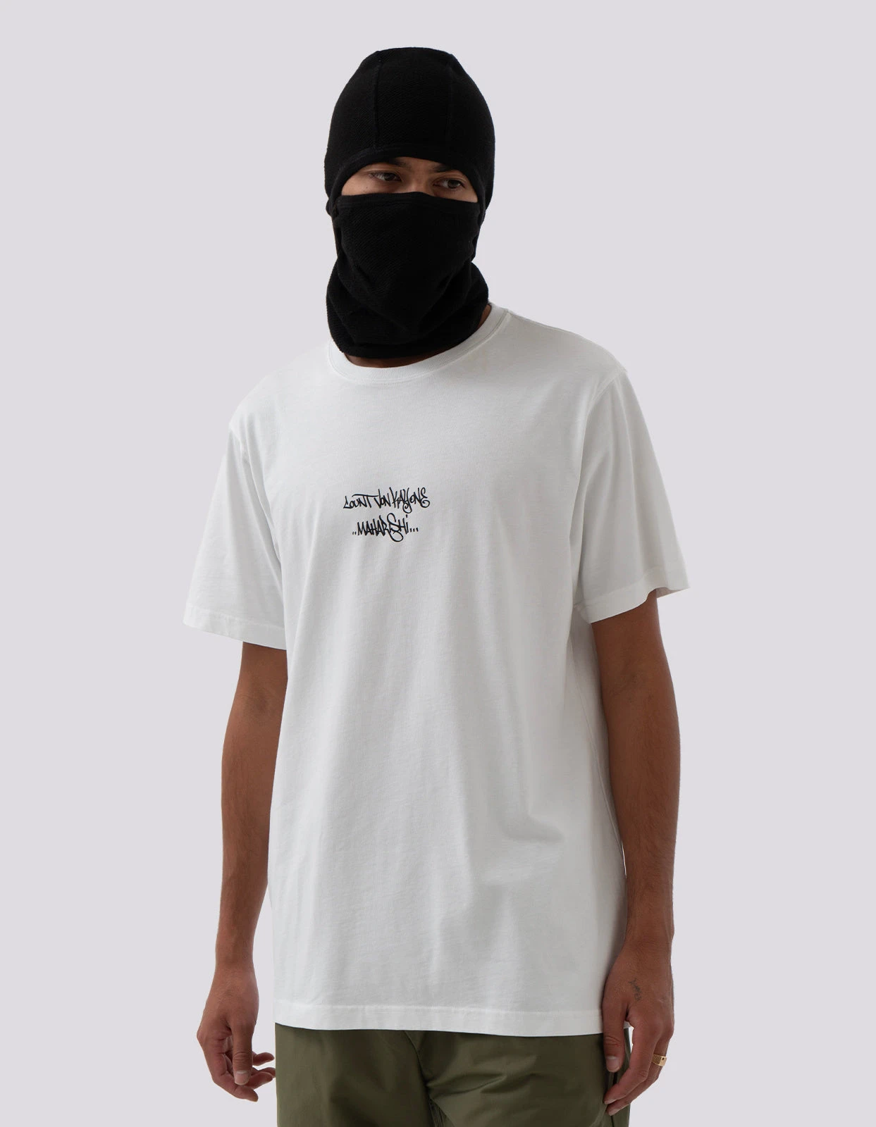 Maharishi 1256 Distorted Dragon T-Shirt · Guest Artist: Kay One White 2 Maharishi 1256 Distorted Dragon T-Shirt · Guest Artist: Kay One White - Image 2