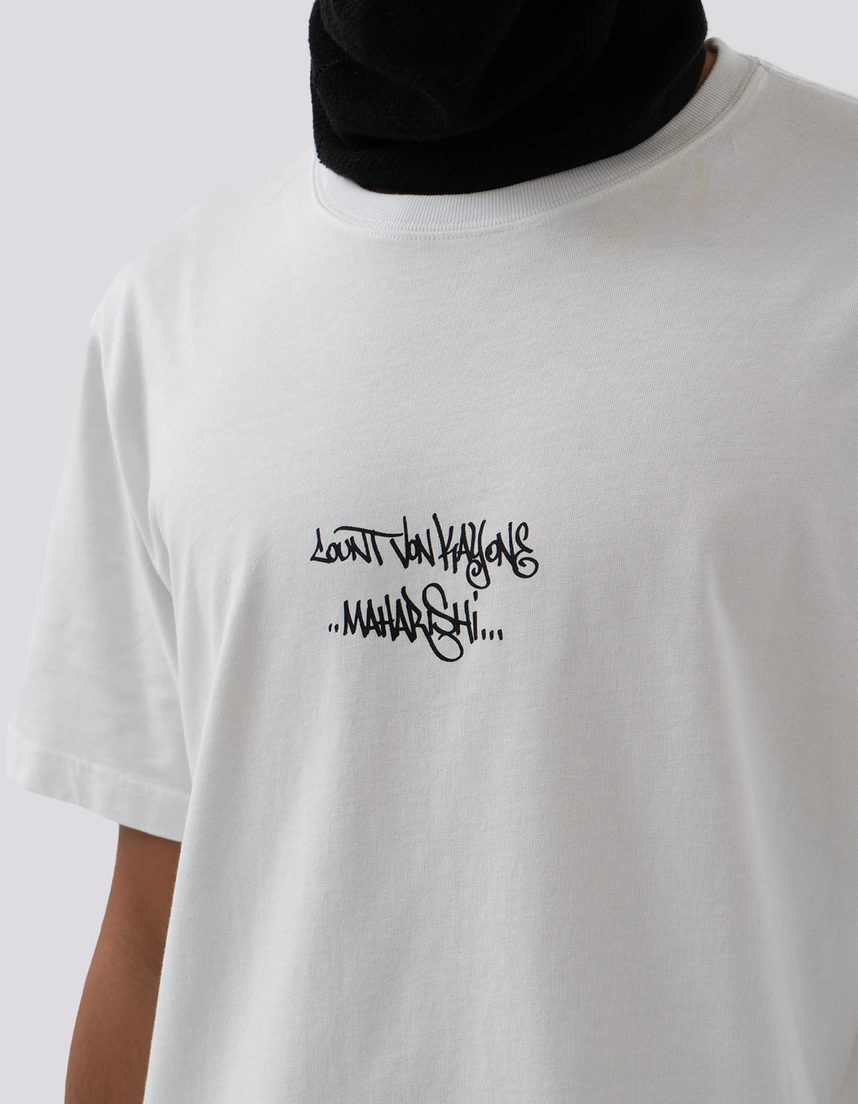 Maharishi 1256 Distorted Dragon T-Shirt · Guest Artist: Kay One White 4 Maharishi 1256 Distorted Dragon T-Shirt · Guest Artist: Kay One White - Image 4