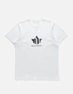 Maharishi 1259 Brushstroke Temple T-Shirt White