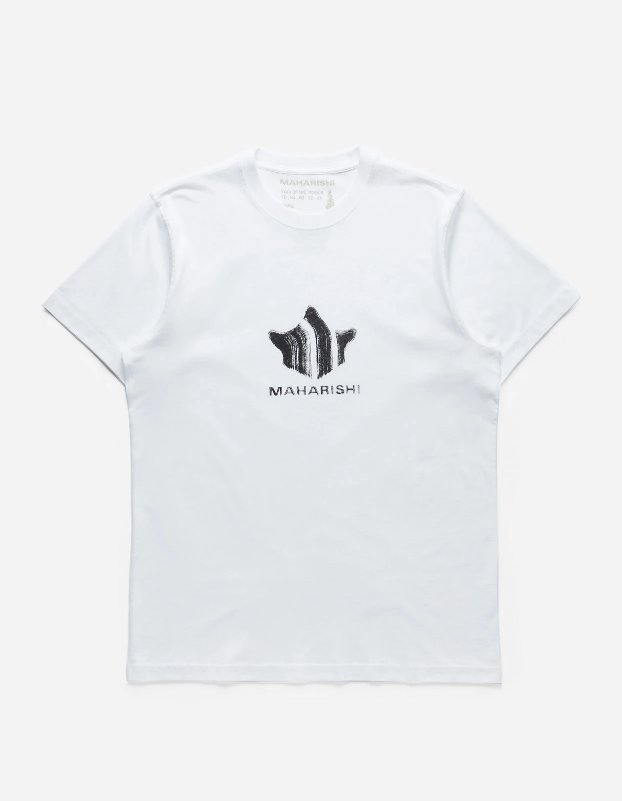 Maharishi 1259 Brushstroke Temple T-Shirt White 1 Maharishi 1259 Brushstroke Temple T-Shirt White