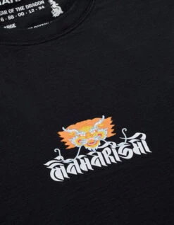 Maharishi 1261 Abundance Dragon Circle T-Shirt Black -Maharishi Shop 1261 black 40