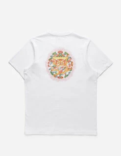 Maharishi 1261 Abundance Dragon Circle T-Shirt White