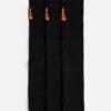 Maharishi 1263 Micro Dragon Tabi Sock 3 Pack Black/Black/Black