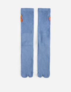 Maharishi 1263 Micro Dragon Tabi Sock 3 Pack Subdued Blue/Bamboo Green/Flag Pink -Maharishi Shop 1263 subduedbluebamboogreenflagpink 40