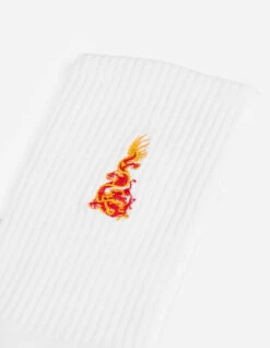 Maharishi 1264 Micro Dragon Sport Sock 3 Pack White/White/White -Maharishi Shop 1264 white 40