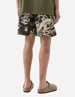 Maharishi 1273 Cloud Dragon Swim Shorts Olive 11 Maharishi 1273 Cloud Dragon Swim Shorts Olive -Maharishi Shop 1273 olive 60