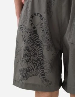 Maharishi 1274 Bamboo Tiger Swim Shorts Olive -Maharishi Shop 1274 olive 70