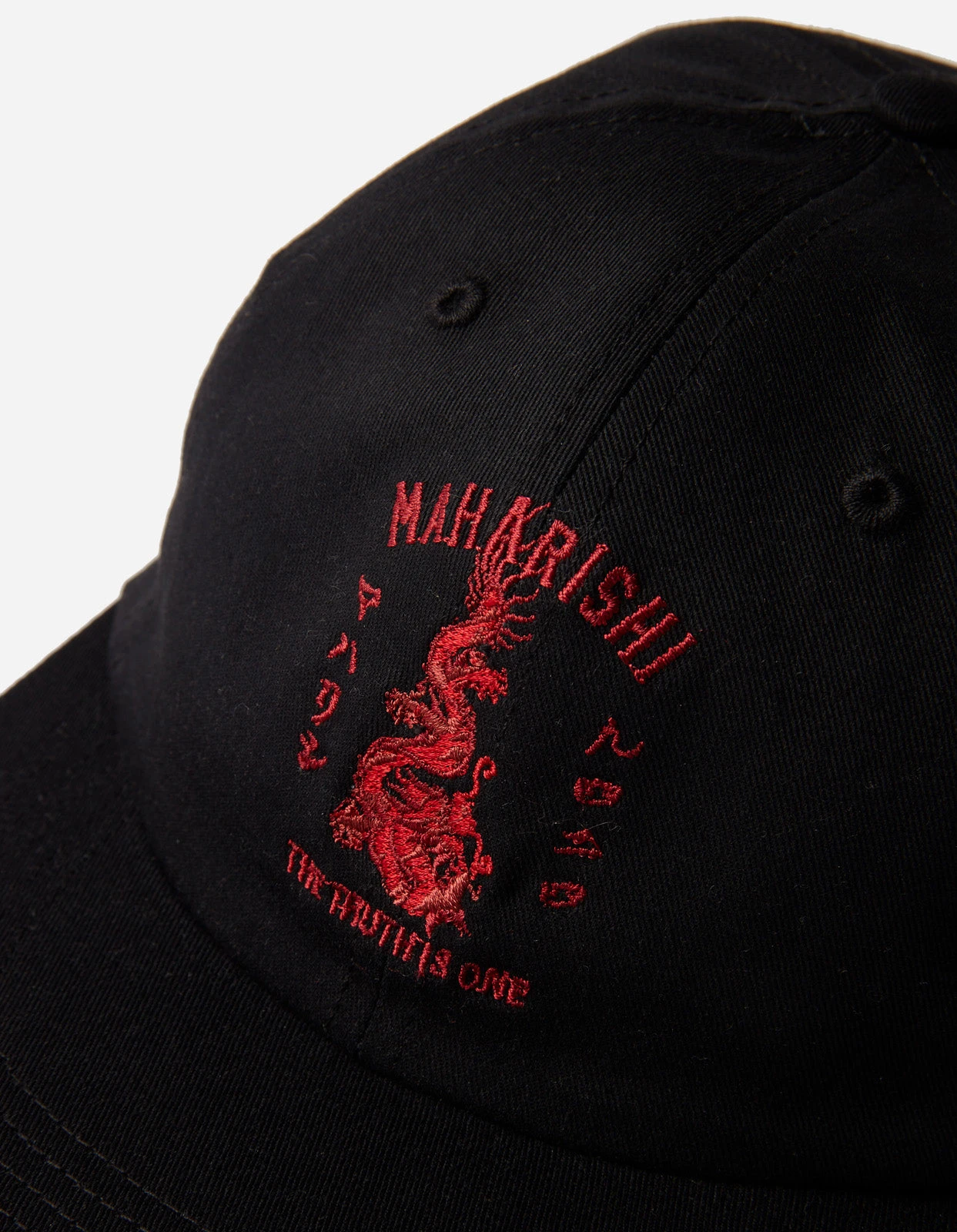 Maharishi 1276 Dragon Anniversary Cap Black 2 Maharishi 1276 Dragon Anniversary Cap Black - Image 2