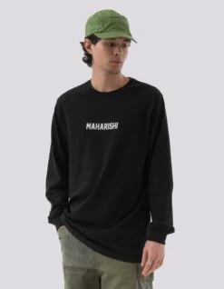 Maharishi 1277 Woodblock Dragon L/S T-Shirt Black 10 Maharishi 1277 Woodblock Dragon L/S T-Shirt Black -Maharishi Shop 1277 black 50