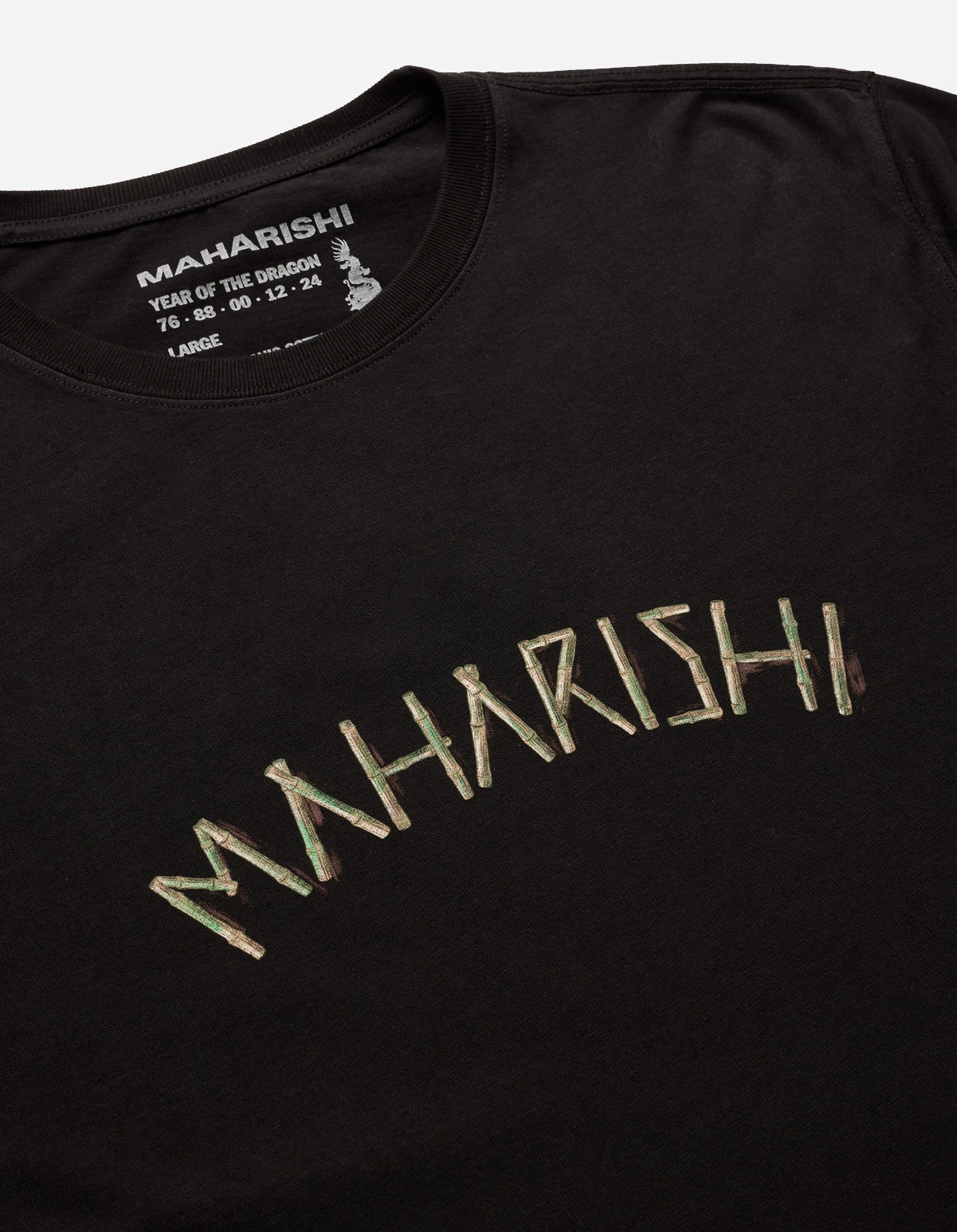 1278 Bamboo Maharishi T-Shirt Black 7 1278 Bamboo Maharishi T-Shirt Black - Image 7