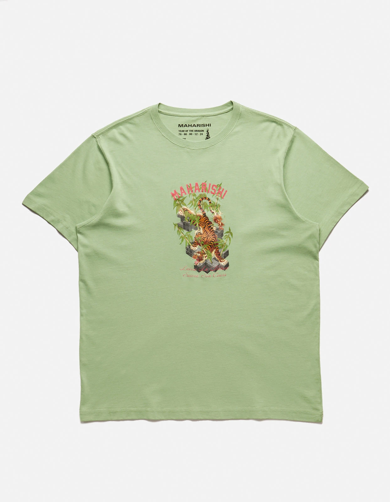 Maharishi 1280 Take Tora T-Shirt Bamboo Green 1 Maharishi 1280 Take Tora T-Shirt Bamboo Green