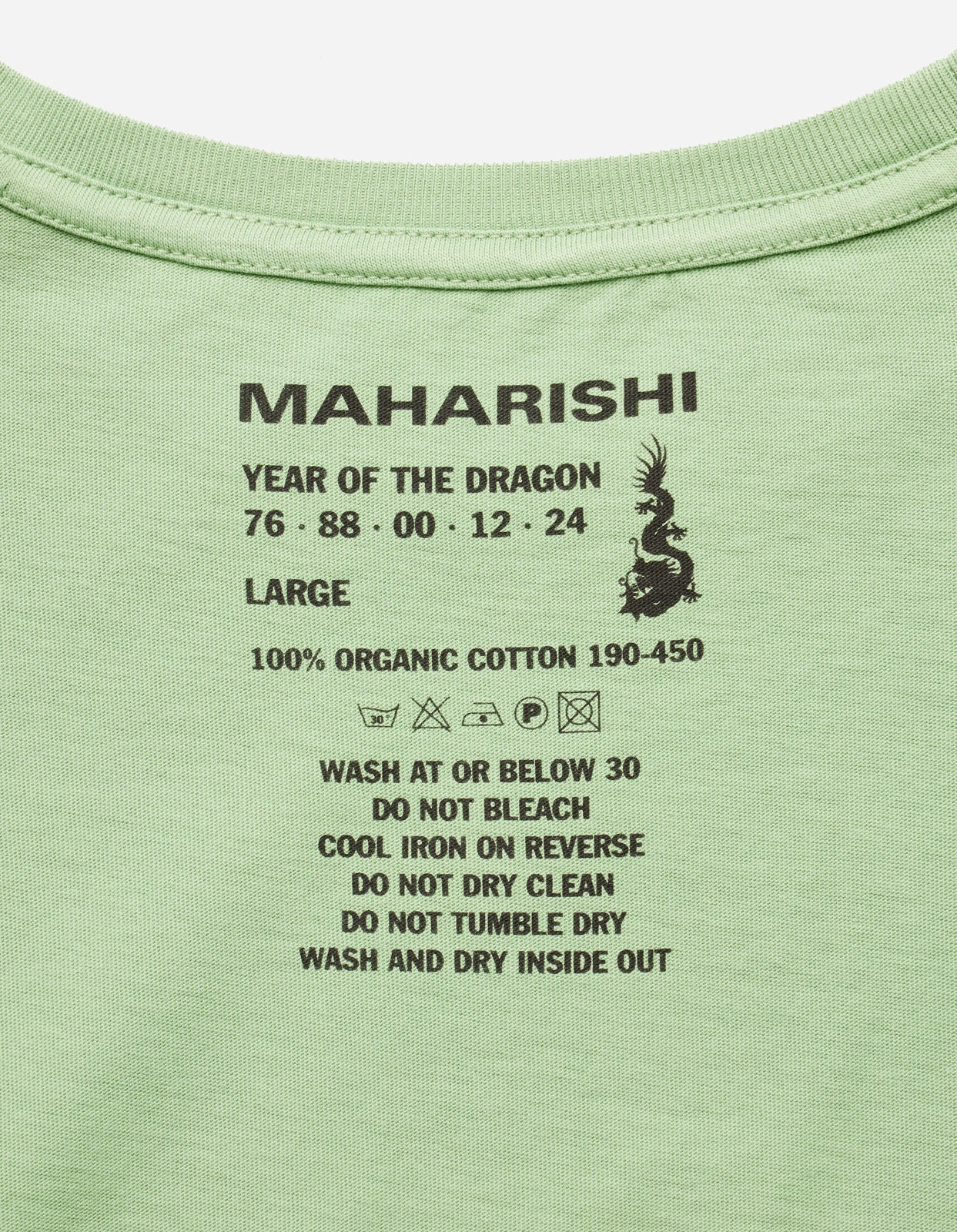 Maharishi 1280 Take Tora T-Shirt Bamboo Green 6 Maharishi 1280 Take Tora T-Shirt Bamboo Green - Image 6