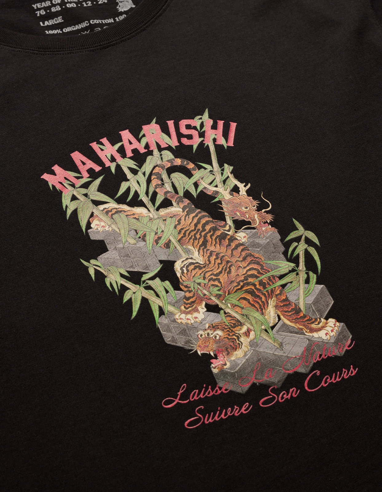 Maharishi 1280 Take Tora T-Shirt Black 2 Maharishi 1280 Take Tora T-Shirt Black - Image 2