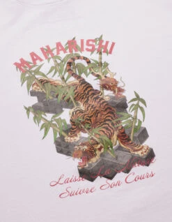 Maharishi 1280 Take Tora T-Shirt White 10 Maharishi 1280 Take Tora T-Shirt White -Maharishi Shop 1280 white 30 Green