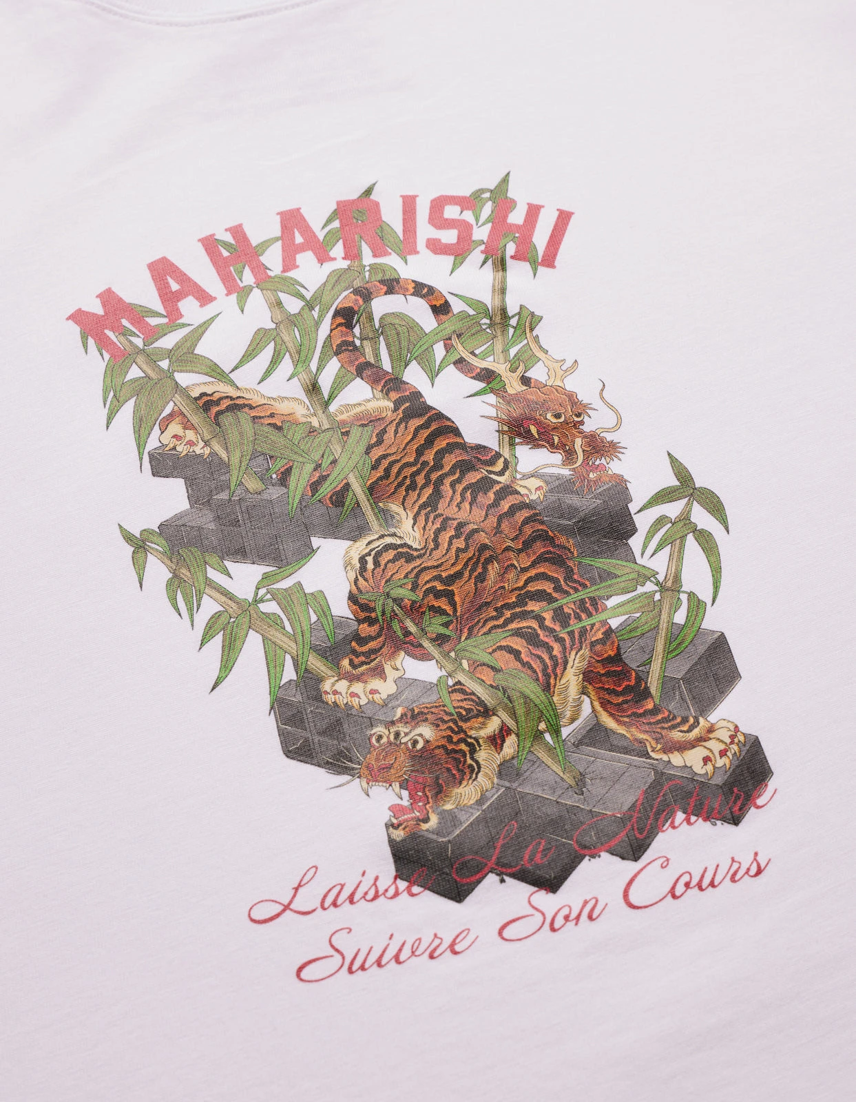 Maharishi 1280 Take Tora T-Shirt White 5 Maharishi 1280 Take Tora T-Shirt White - Image 5