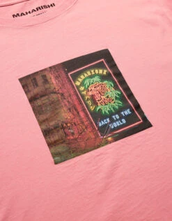 Maharishi 1281 Neon Tiger T-Shirt Flag Pink 9 Maharishi 1281 Neon Tiger T-Shirt Flag Pink -Maharishi Shop 1281 flag pink 30 Green