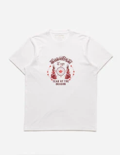Maharishi 1293 Dragon Anniversary T-Shirt White