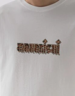 Maharishi 1296 Tiger Fur Calligraphy T-Shirt White 9 Maharishi 1296 Tiger Fur Calligraphy T-Shirt White -Maharishi Shop 1296 WHITE 60