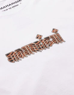 Maharishi 1296 Tiger Fur Calligraphy T-Shirt White 10 Maharishi 1296 Tiger Fur Calligraphy T-Shirt White -Maharishi Shop 1296 white 30 Green