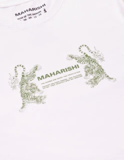 Maharishi 1305 Double Tigers MILTYPE T-Shirt White 10 Maharishi 1305 Double Tigers MILTYPE T-Shirt White -Maharishi Shop 1305 white 30 Green